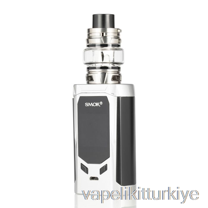 Vape Türkiye Smok R-kiss 200w & Tfv8 Baby V2 Başlangıç ​​kiti Gümüş